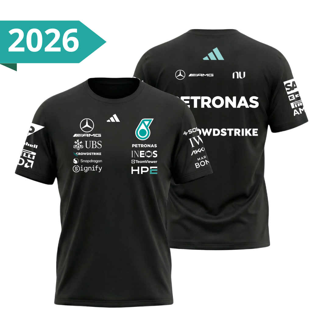 Camiseta AMG Mercedes 2026 Preta